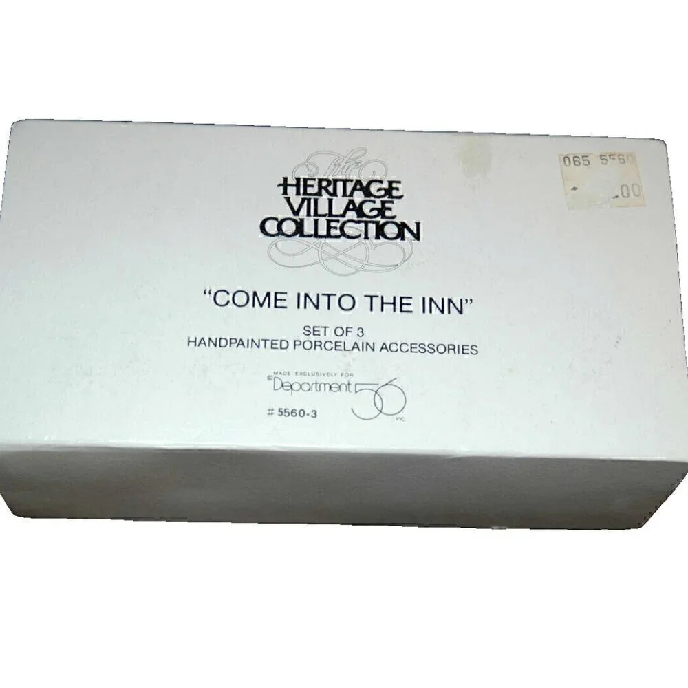 Department 56 Heritage Village Porcelain Collection Come Into The Inn